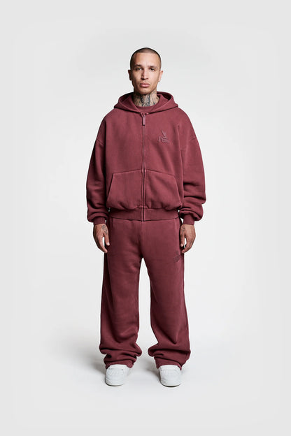 RAW Burgundy Tracksuit Bundle