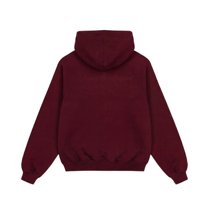 Burgundy RAWZ Hoodie